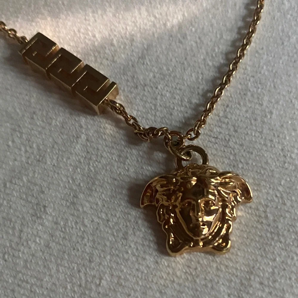 Versace Gold Medusa Ankle Bracelet